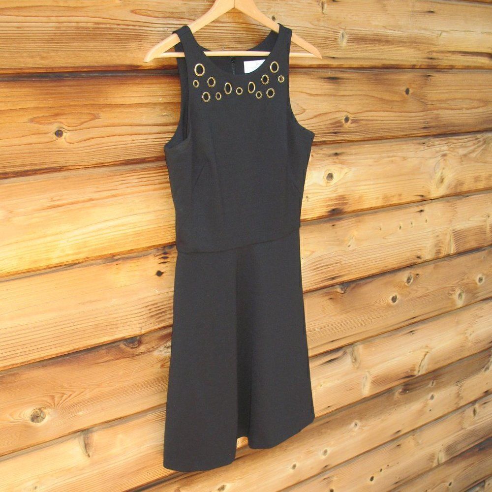 Amanda Uprichard Black Ponte Knit Dress